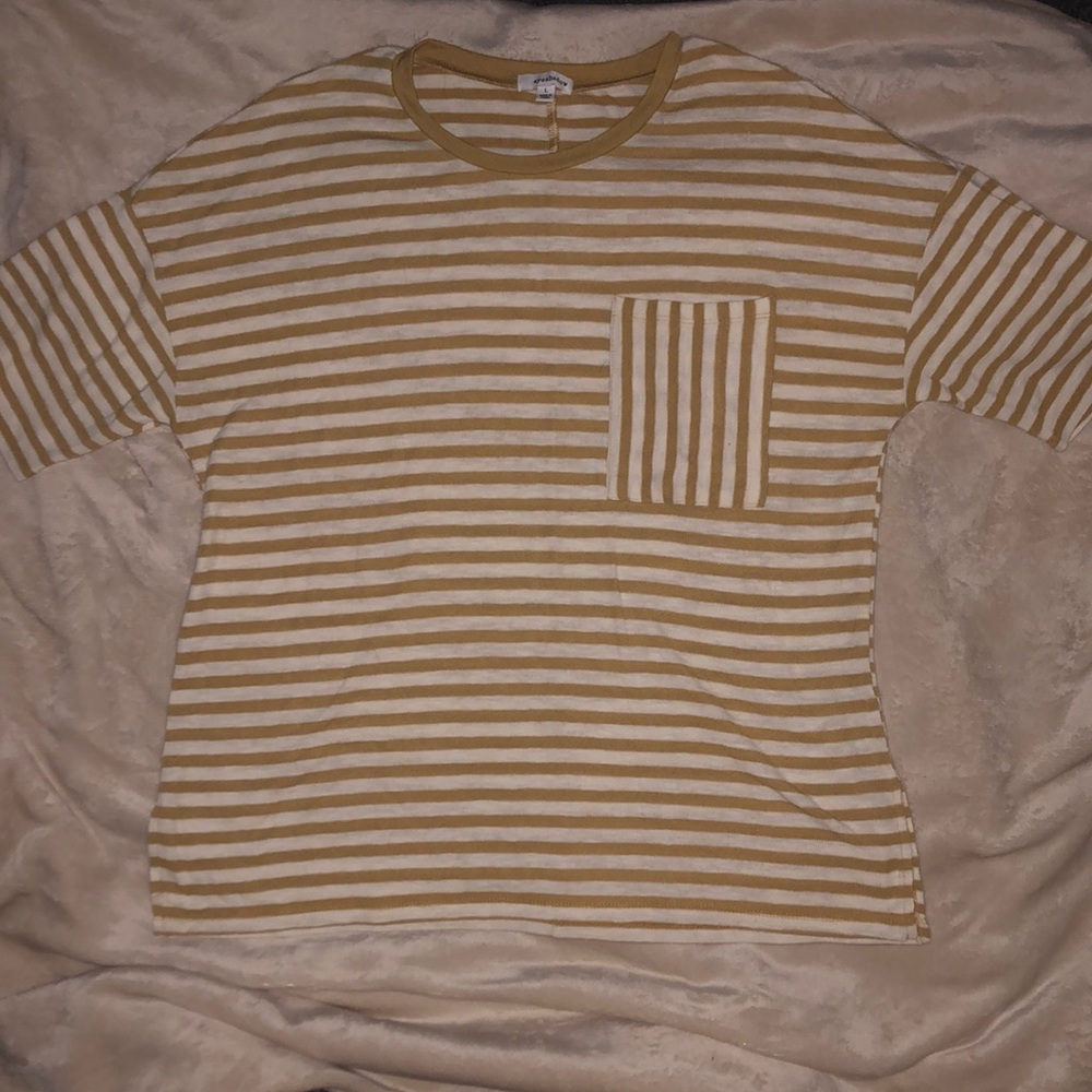 Yellow Striped Tshirt
